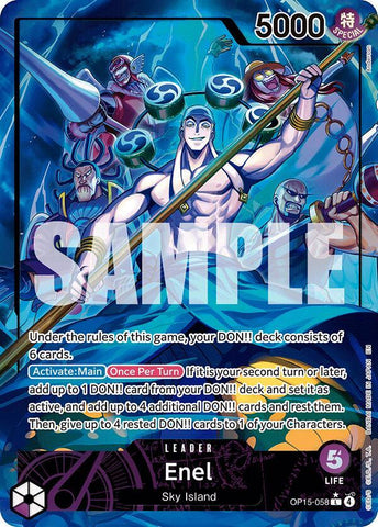Enel (OP15-058) - Alternate Art - Foil (Adventure on Kami's Island)(OP15-058)(L)