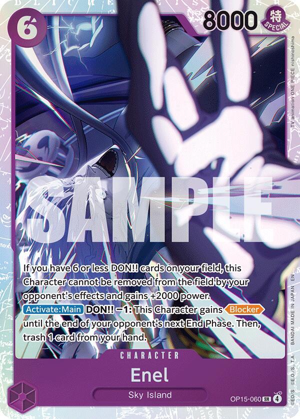 Enel (OP15-060) - Foil (Adventure on Kami's Island)(OP15-060)(SR)