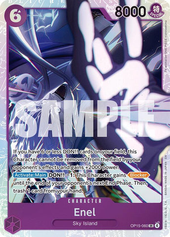 Enel (OP15-060) - Foil (Adventure on Kami's Island)(OP15-060)(SR)