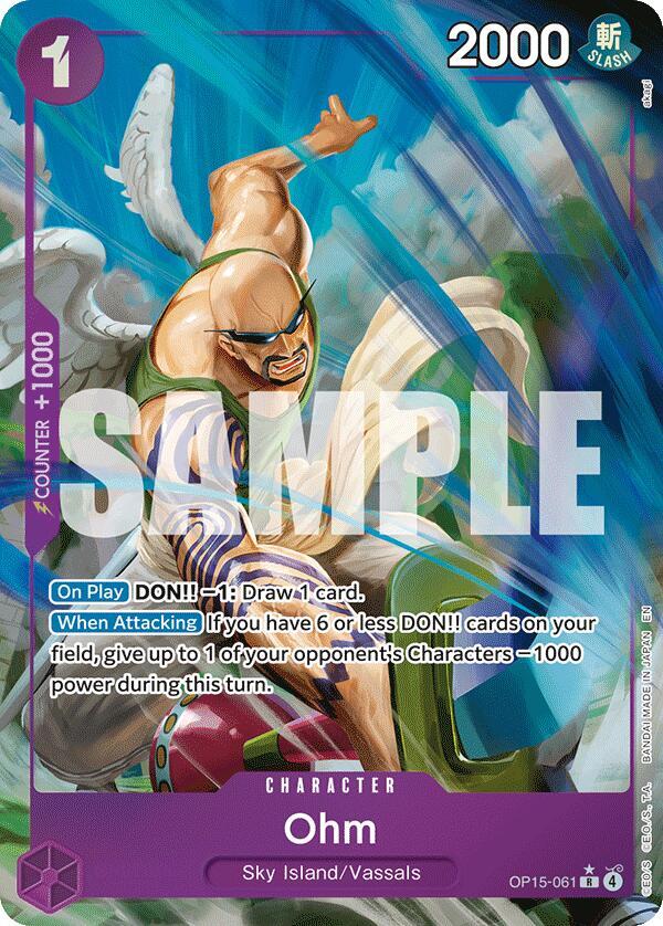 Ohm - Alternate Art - Foil (Adventure on Kami's Island)(OP15-061)(R)