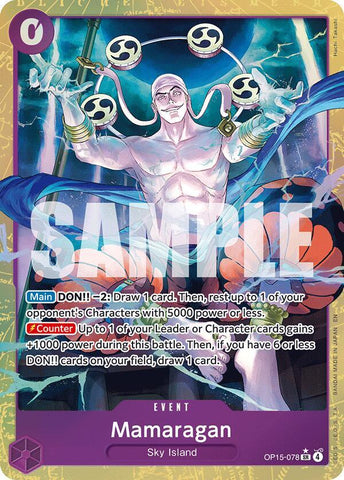 Mamaragan - Alternate Art - Foil (Adventure on Kami's Island)(OP15-078)(SR)