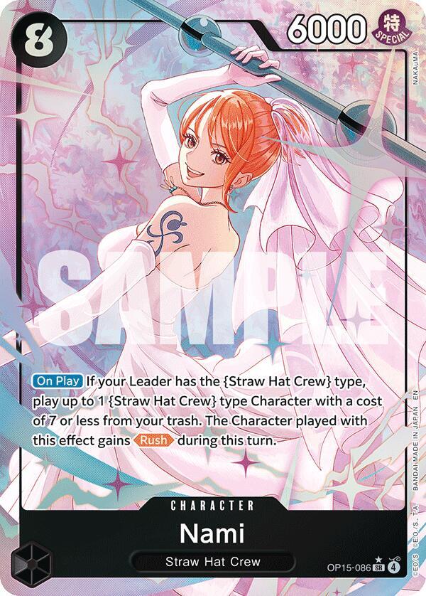 Nami (OP15-086) - Alternate Art - Foil (Adventure on Kami's Island)(OP15-086)(SR)