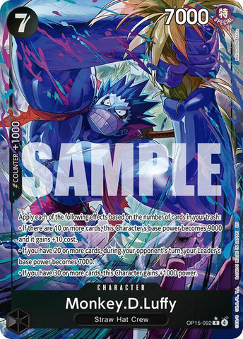 Monkey.D.Luffy (OP15-092) - Alternate Art - Foil (Adventure on Kami's Island)(OP15-092)(R)