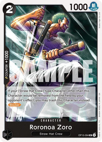 Roronoa Zoro (OP15-094) (Adventure on Kami's Island)(OP15-094)(UC)