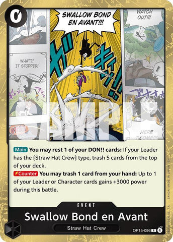Swallow Bond en Avant - Foil (Adventure on Kami's Island)(OP15-096)(R)