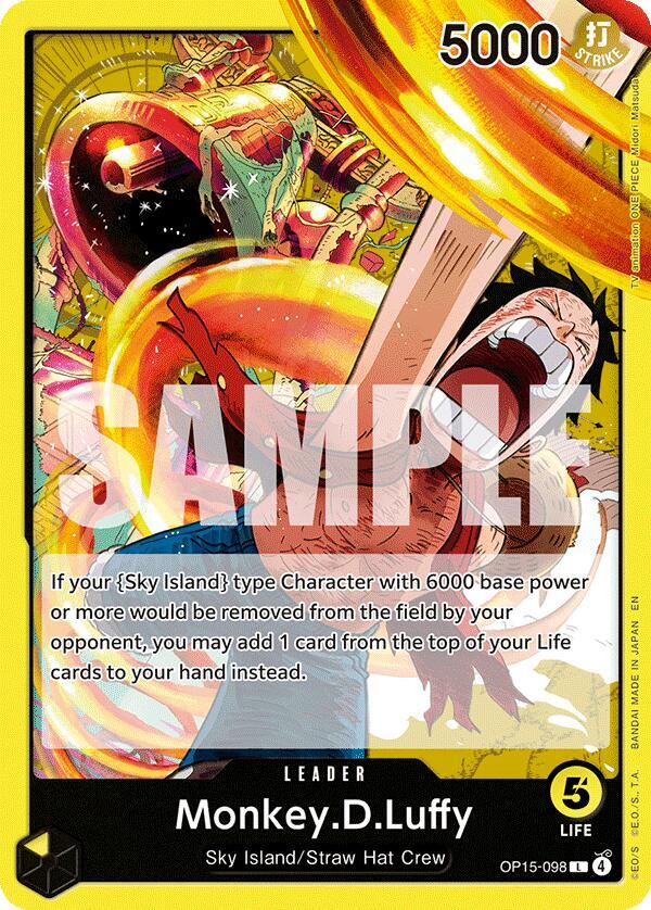 Monkey.D.Luffy (OP15-098) (Adventure on Kami's Island)(OP15-098)(L)