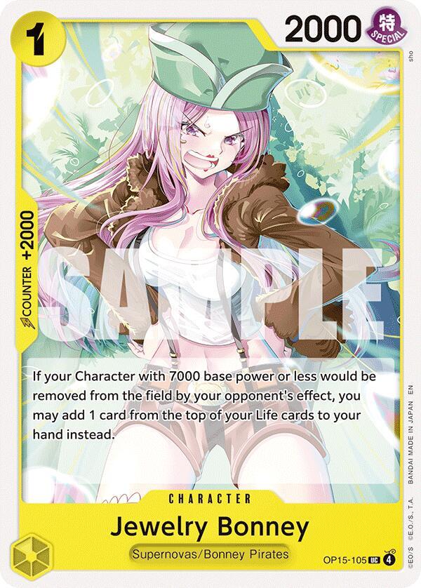 Jewelry Bonney (OP15-105) (Adventure on Kami's Island)(OP15-105)(UC)