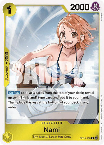 Nami (OP15-108) - Foil (Adventure on Kami's Island)(OP15-108)(R)
