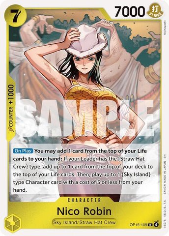 Nico Robin (OP15-109) - Foil (Adventure on Kami's Island)(OP15-109)(R)