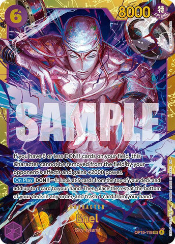 Enel (OP15-118) - Foil (Adventure on Kami's Island)(OP15-118)(SEC)