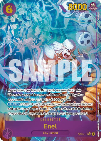 Enel (OP15-118) - Alternate Art - Foil (Adventure on Kami's Island)(OP15-118)(SEC)