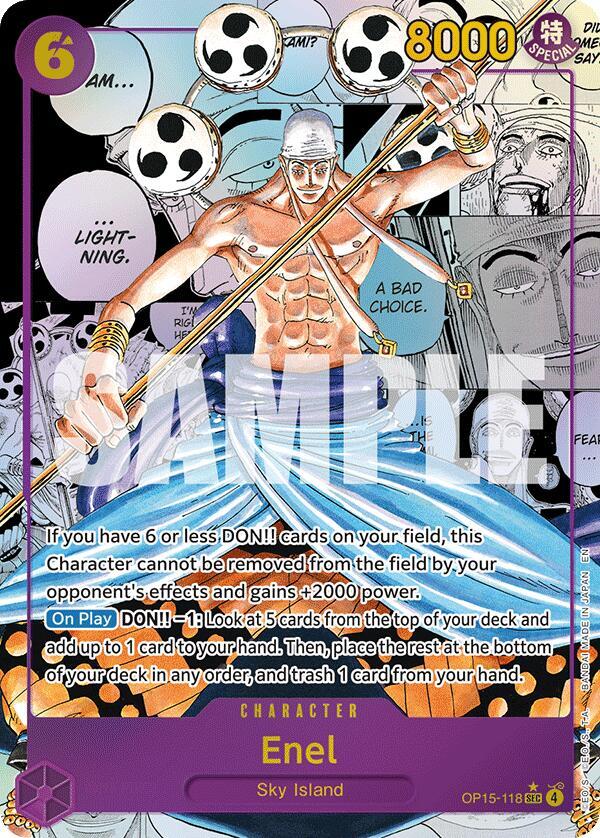 Enel (OP15-118) - Manga - Foil (Adventure on Kami's Island)(OP15-118)(SEC)