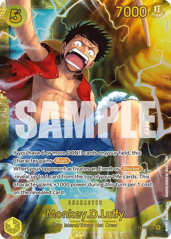 Monkey.D.Luffy (OP15-119) - Foil (Adventure on Kami's Island)(OP15-119)(SEC)