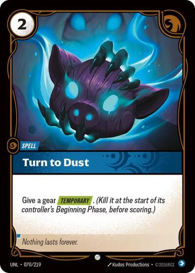 Turn to Dust - Foil (Unleashed)(UNL-070/219)(C)