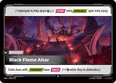 Black Flame Altar  (Unleashed)(UNL-208/219)(U)