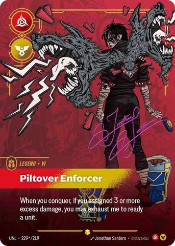 Vi, Piltover Enforcer - Signature  (Unleashed)(UNL-229*/219)(O/AA)