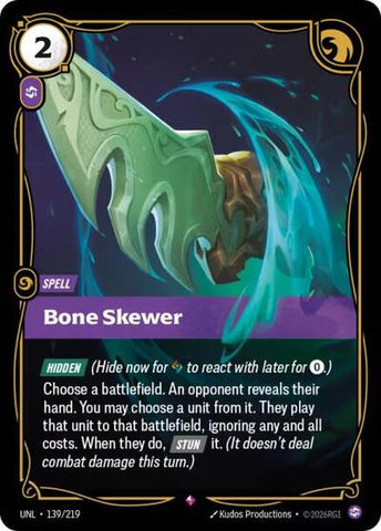 Bone Skewer - Foil (Unleashed)(UNL-139/219)(R)
