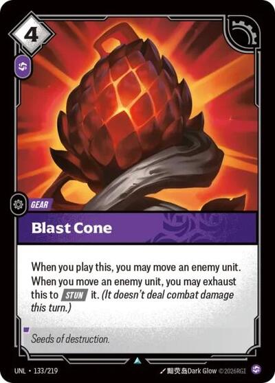 Blast Cone - Foil (Unleashed)(UNL-133/219)(U)