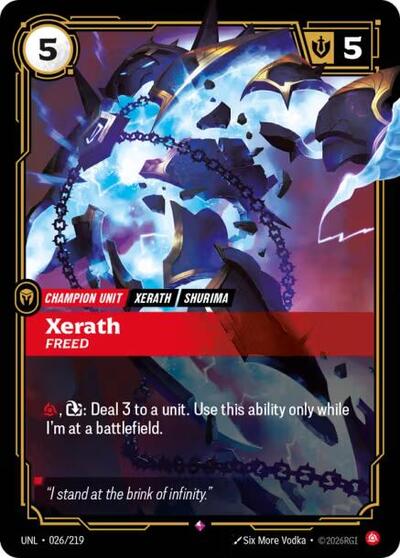 Xerath, Freed - Foil (Unleashed)(UNL-026/219)(R)