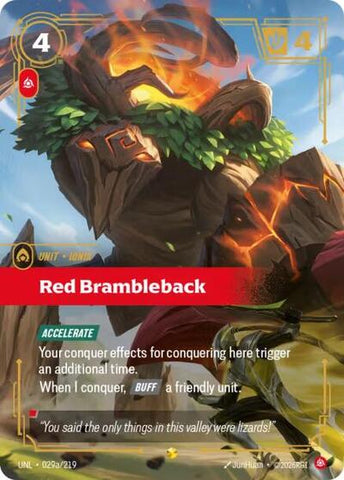 Red Brambleback - Alternate Art - Foil (Unleashed)(UNL-029a/219)(O/AA)