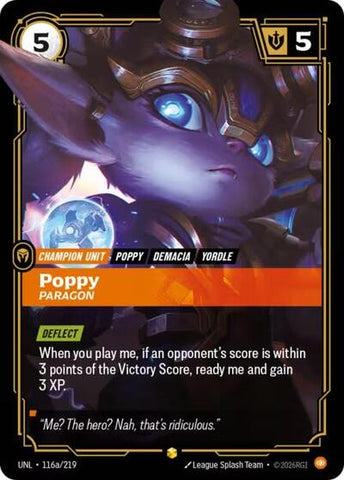 Poppy, Paragon - Alternate Art - Foil (Unleashed)(UNL-116a/219)(O/AA)