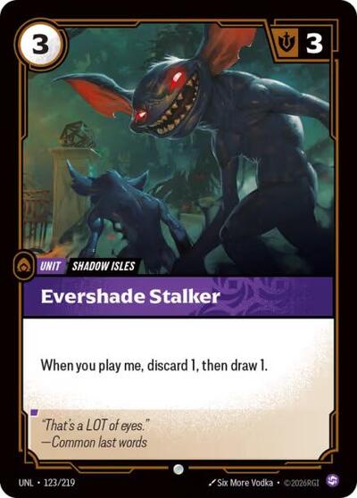 Evershade Stalker - Foil (Unleashed)(UNL-123/219)(C)