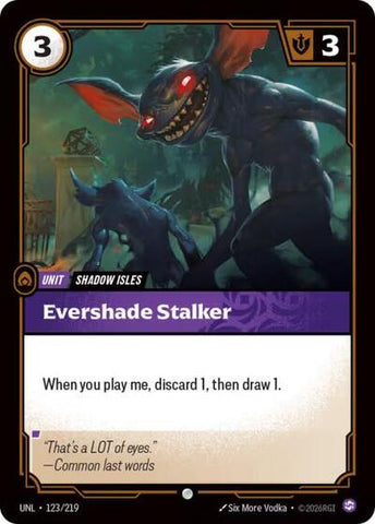 Evershade Stalker - Foil (Unleashed)(UNL-123/219)(C)