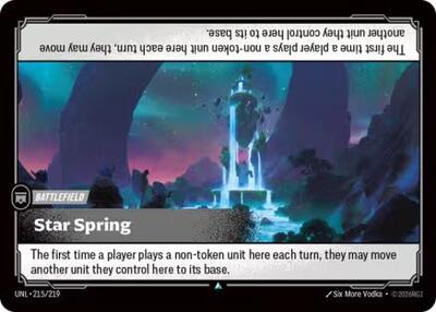 Star Spring - Foil (Unleashed)(UNL-215/219)(U)
