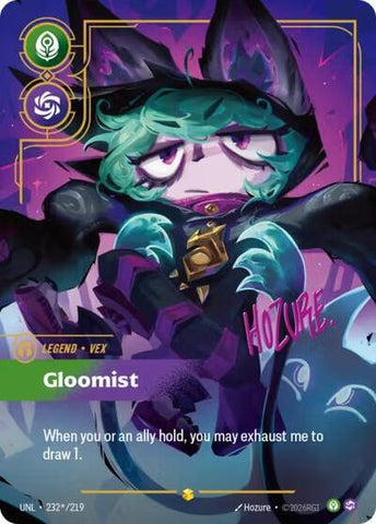 Vex, Gloomist - Signature - Foil (Unleashed)(UNL-232*/219)(O/AA)