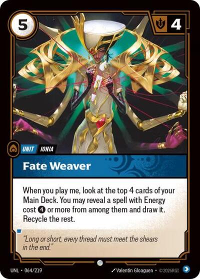 Fate Weaver  (Unleashed)(UNL-064/219)(C)
