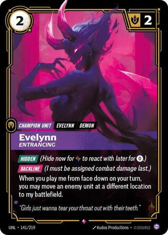 Evelynn, Entrancing - Foil (Unleashed)(UNL-141/219)(R)