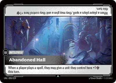 Abandoned Hall - Foil (Unleashed)(UNL-205/219)(U)