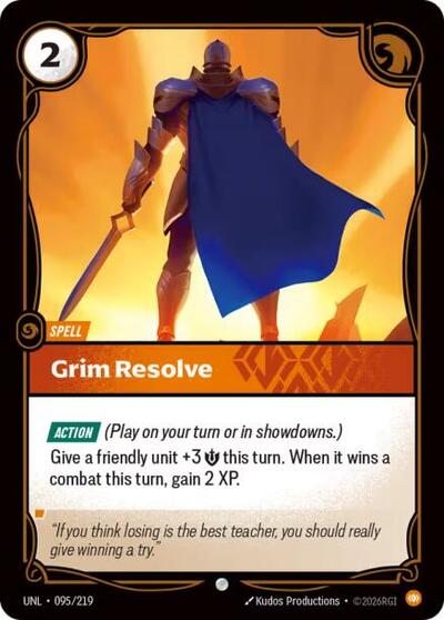 Grim Resolve  (Unleashed)(UNL-095/219)(C)
