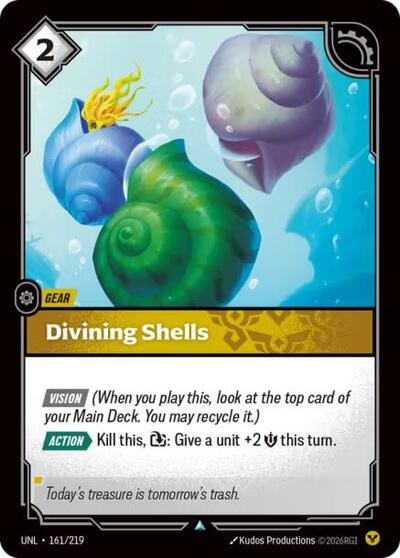 Divining Shells  (Unleashed)(UNL-161/219)(U)