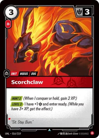 Scorchclaw  (Unleashed)(UNL-016/219)(U)