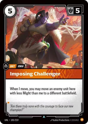 Imposing Challenger - Foil (Unleashed)(UNL-105/219)(U)