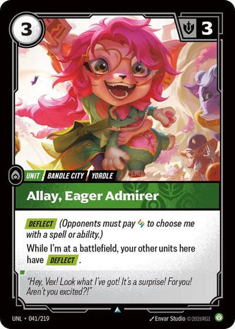 Allay, Eager Admirer - Foil (Unleashed)(UNL-041/219)(U)