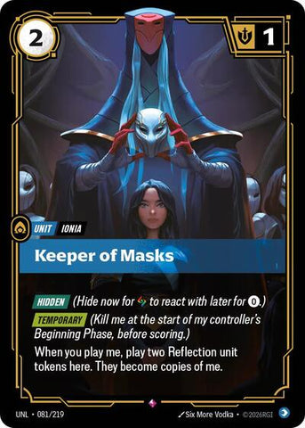 Keeper of Masks - Foil (Unleashed)(UNL-081/219)(R)
