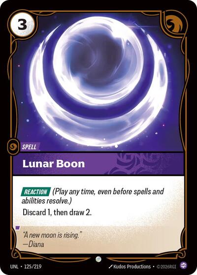 Lunar Boon  (Unleashed)(UNL-125/219)(C)