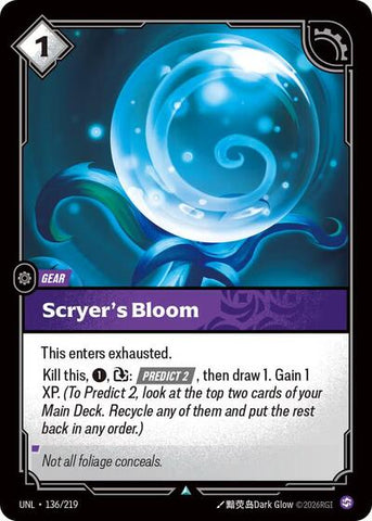 Scryer's Bloom  (Unleashed)(UNL-136/219)(U)