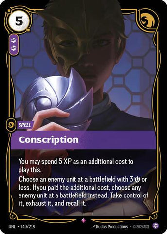 Conscription - Foil (Unleashed)(UNL-140/219)(R)