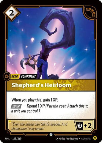 Shepherd's Heirloom  (Unleashed)(UNL-158/219)(C)