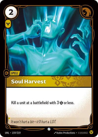 Soul Harvest  (Unleashed)(UNL-159/219)(C)