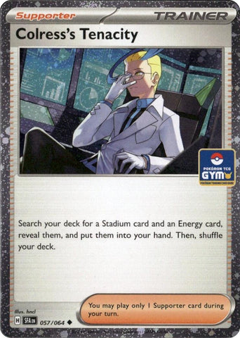 Colress's Tenacity (057/064) (Gym Stamp Asia Exclusive) [Miscellaneous Cards]