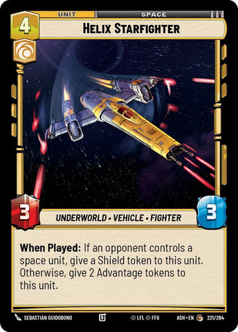 Helix Starfighter (Ashes of the Empire)(ASH-221/264)(S)