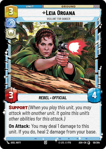 Leia Organa - Vigilant for Danger (Ashes of the Empire)(ASH-59/264)(S)