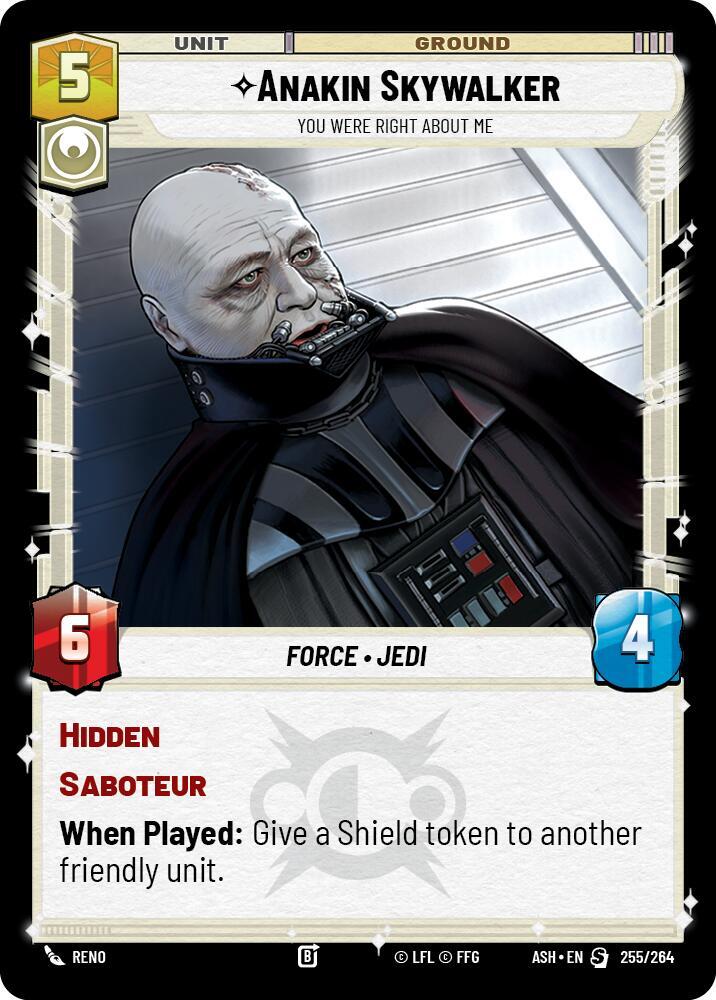 Anakin Skywalker - You Were Right About Me (Ashes of the Empire)(ASH-255/264)(S)