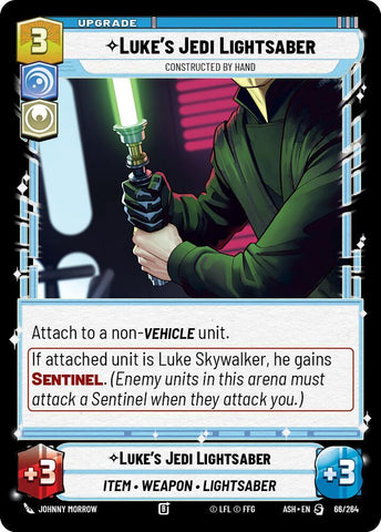 Luke's Jedi Lightsaber - Constructed by Hand (Ashes of the Empire)(ASH-66/264)(S)