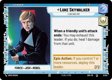 Luke Skywalker - I Can Save Him (Ashes of the Empire)(ASH-5/264)(S)