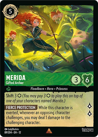 Merida - Gifted Archer  [Cold Foil] (Wilds Unknown)(12-89/204)(R)